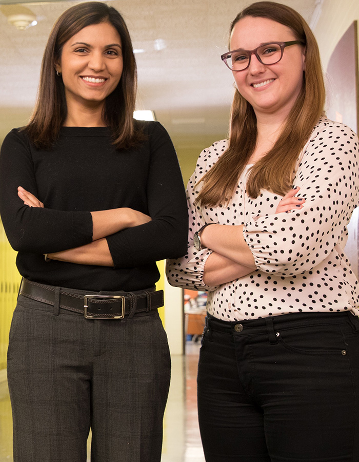 Mona Potter, MD, and Katie Thorpe Blaha, PhD
