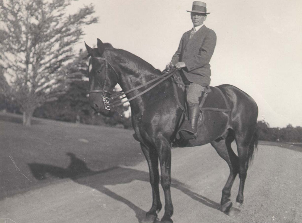 Vintage photo of Frederic Packard, circa 1920