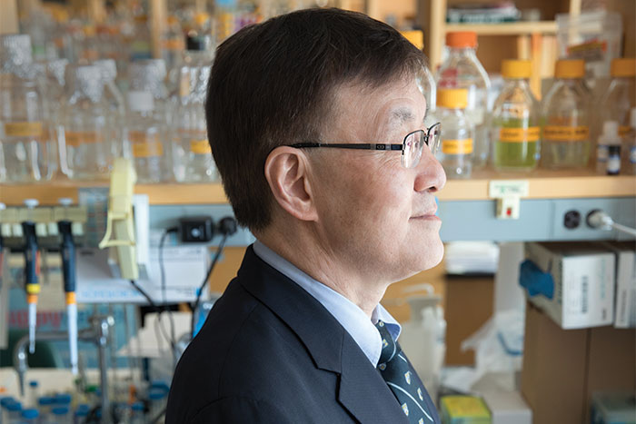 Dr. Kwang-Soo Kim in his lab