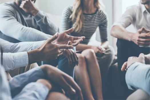 Circle of people