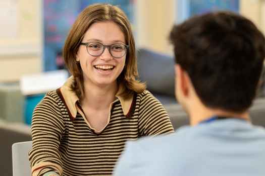 Young person receiving treatment at 3East DBT program for teens and young adults