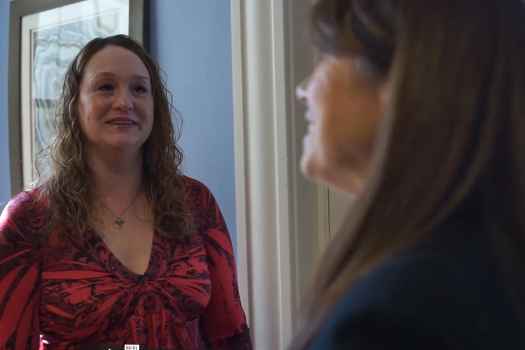 Patient and clinician talk