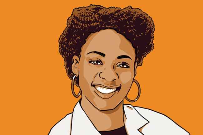 Illustration of Dr. Alisha Moreland-Capuia