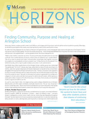 Horizons Spring 2021 cover
