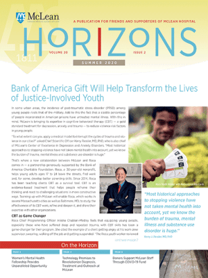 Cover of Horizons Summer 2020