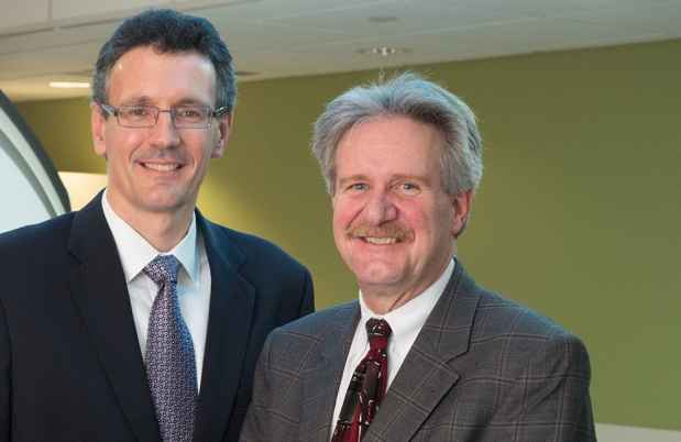Dr. Diego Pizzagalli and Scott Lukas