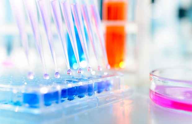 Vials in research lab