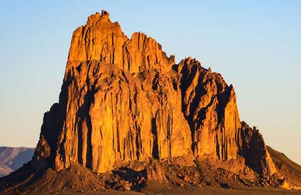 image of ship rock in New Mexico