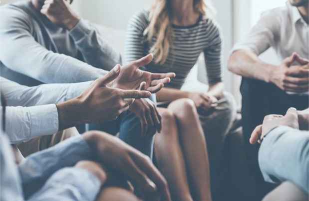 Circle of people