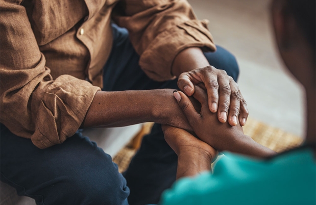 Hands holding