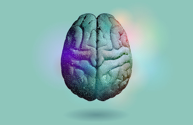 graphic image of brain
