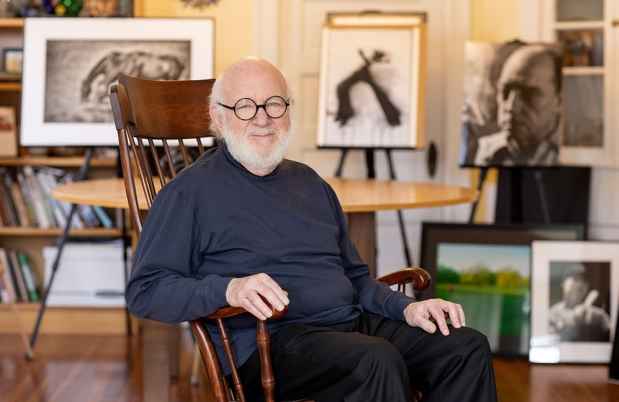 Man sitting in chair