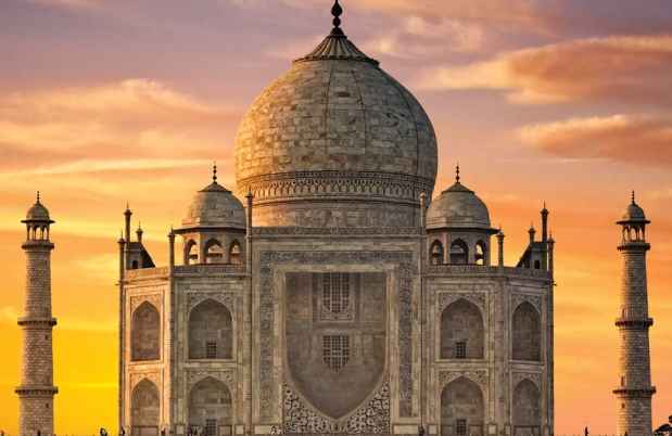 Stock image of an Indian style building