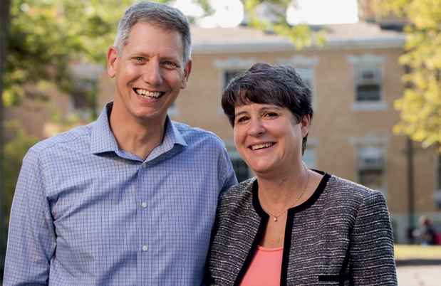 Monika Luke and David Jacobs