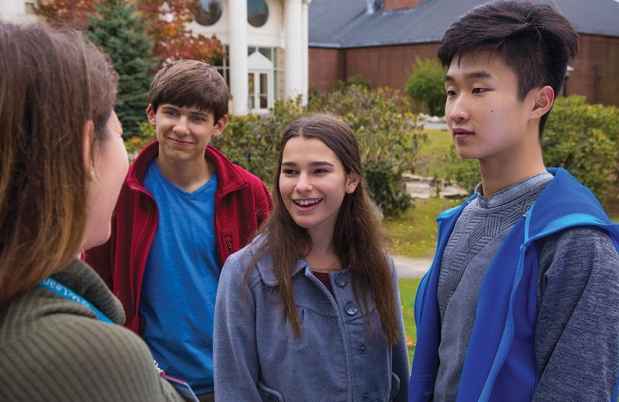 Clinician at McLean speaks to teen patients