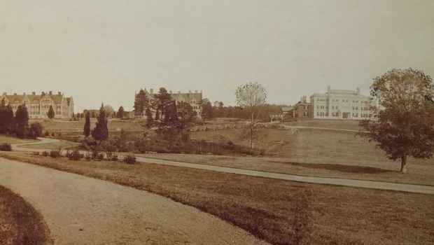 Historical photo of McLean Belmont campus